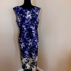 Midi sleeveless sheath dress